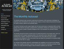 Tablet Screenshot of monthlyautocast.com